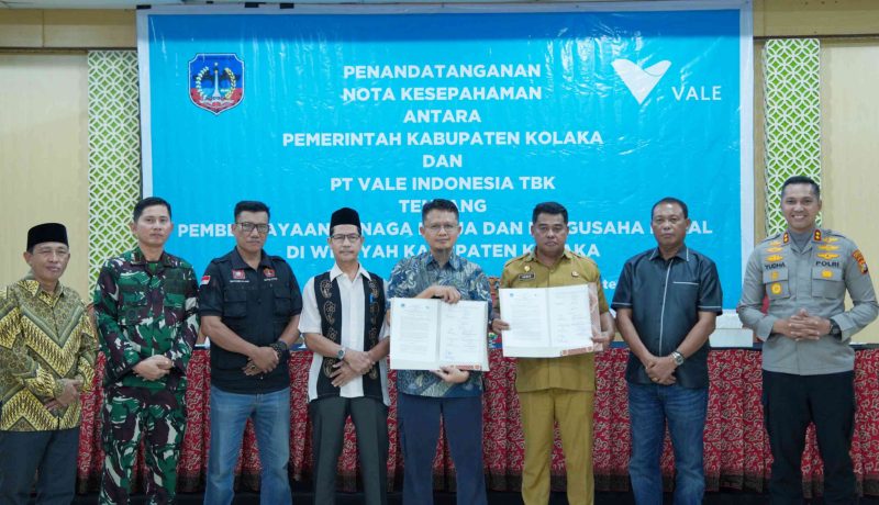 Penandatanganan MoU ini dilaksanakan pada Selasa (16/9/2025) di Kolaka dan dihadiri oleh jajaran penting seperti Head of Pomalaa Project PT Vale, Pj Sekda Kolaka, Ketua DPRD Kolaka, Dandim 1412 Kolaka, Kapolres Kolaka, hingga perwakilan tokoh adat dan pengusaha lokal.